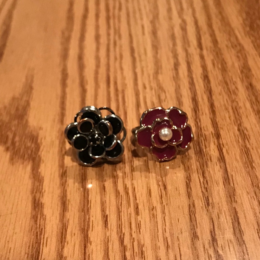 Bundle of 2 Flower Rings